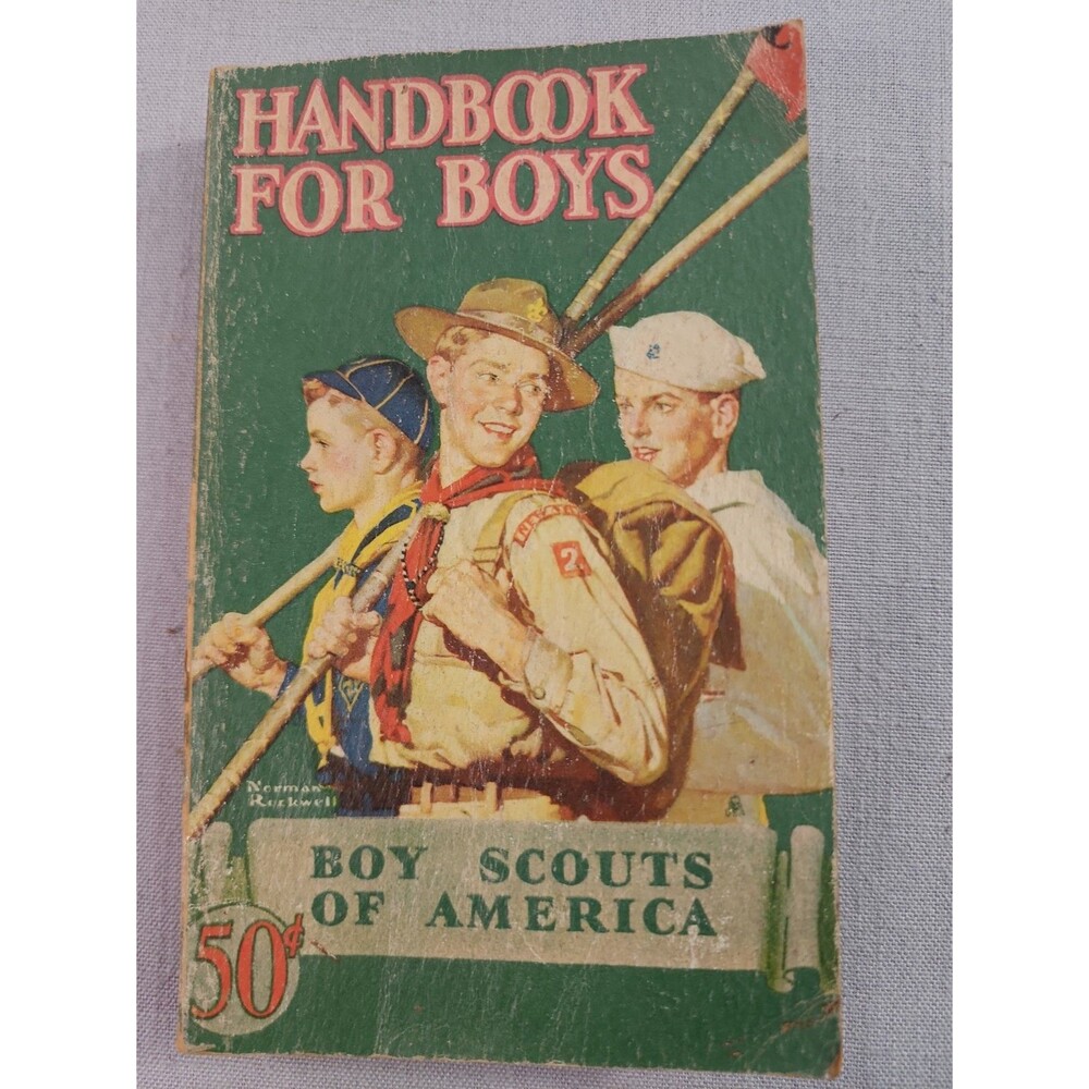 Handbook for Boys Boy Scouts of America Book Vintage 1940’s